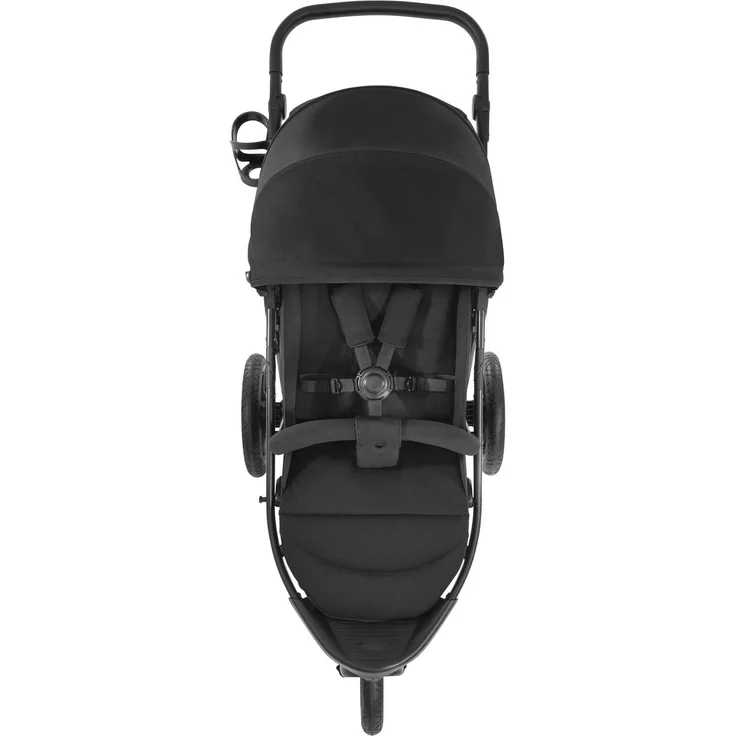Hauck Dreirad Buggy Rapid 3R bis 25 kg, Großes Sonnenverdeck, Klein Zusammenklappbar, Höhenverstellbar, mit Liegefunktion, Große All Terrain Räder, Getränke Halter, Schwarz – Bild 46