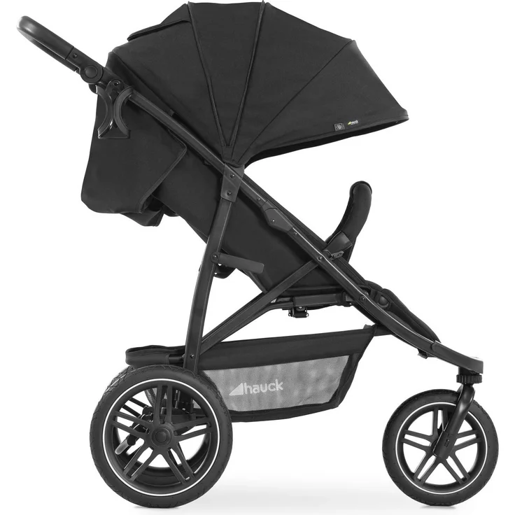 Hauck Dreirad Buggy Rapid 3R bis 25 kg, Großes Sonnenverdeck, Klein Zusammenklappbar, Höhenverstellbar, mit Liegefunktion, Große All Terrain Räder, Getränke Halter, Schwarz – Bild 17