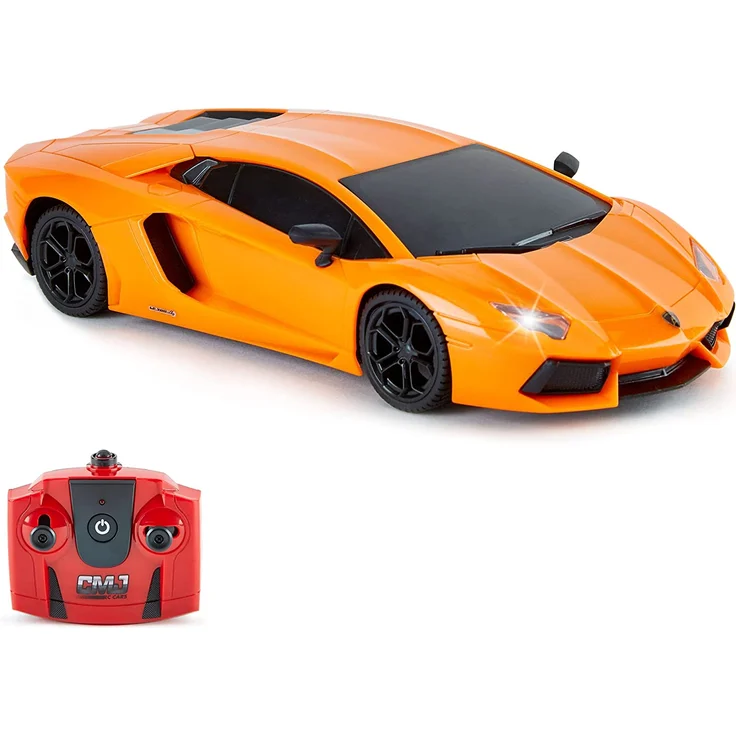 CMJ RC CARS Lamborghini Aventador LP700-4 Offiziell Lizenziertes ferngesteuertes Auto im Maßstab 1:24 mit funktionierenden Lichtern 2. 4Ghz – Bild 1