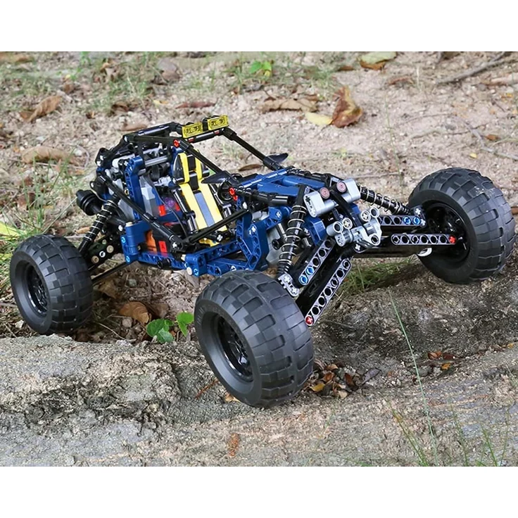 Mould King 18018 - 2,4 Ghz Technik RC Desert Lightning Buggy - 515 Klemmbausteine – Bild 2
