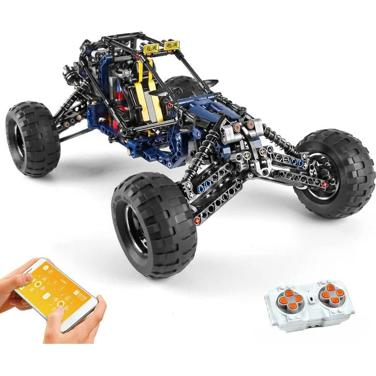 Mould King 18018 - 2,4 Ghz Technik RC Desert Lightning Buggy - 515 Klemmbausteine – Bild 1