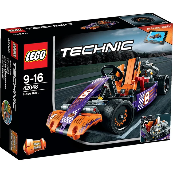 LEGO Technic 42048 - Renn-Kart, Auto-Spielzeug – Bild 6