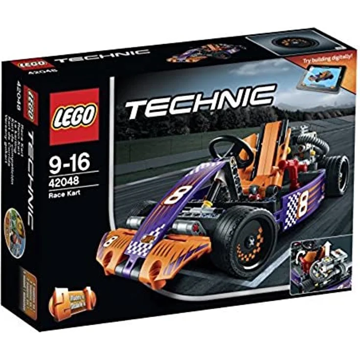 LEGO Technic 42048 - Renn-Kart, Auto-Spielzeug – Bild 1