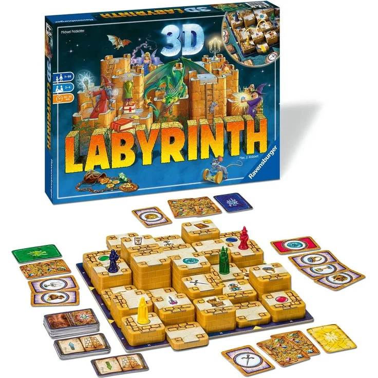 Ravensburger Familienspiel 3D Labyrinth – Bild 6