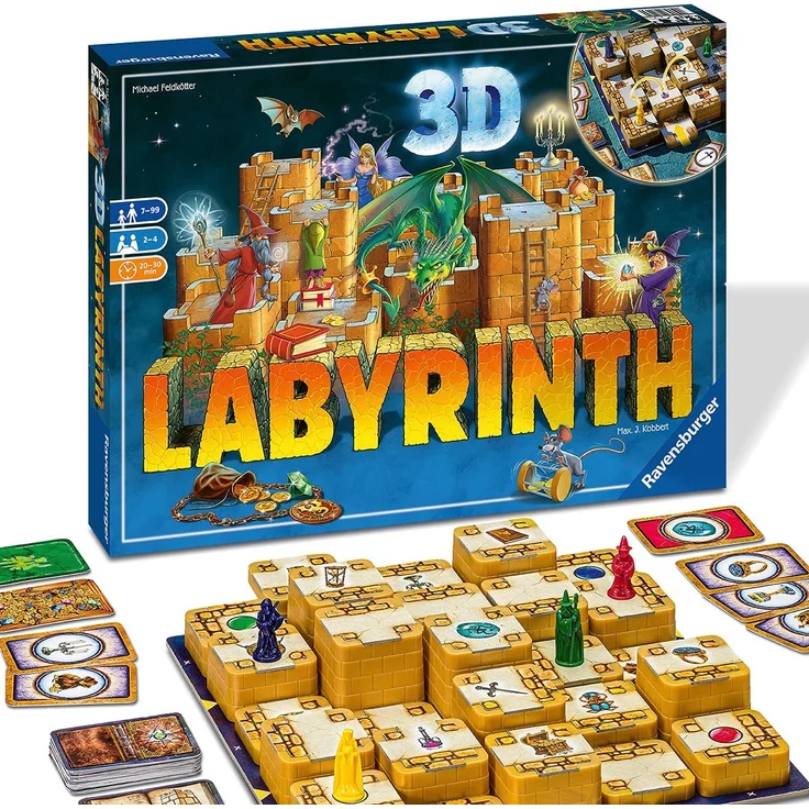 Ravensburger Familienspiel 3D Labyrinth – Bild 1