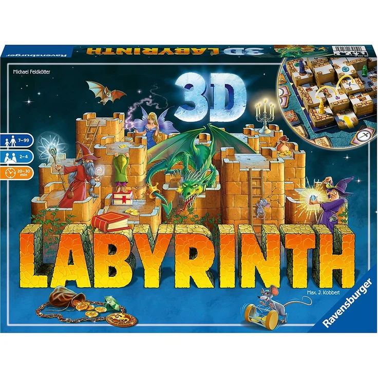 Ravensburger Familienspiel 3D Labyrinth – Bild 2