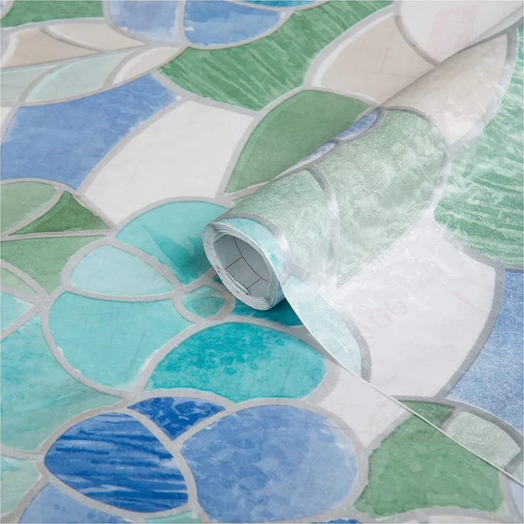 d-c-fix Selbstklebefolie Lisboa geprägt blau 45 cm x 2 m