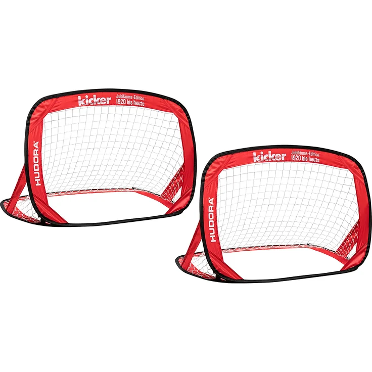 Pop Up Fußballtor kicker Edition 2er Set Maße: ca. 120 x 80 x 80 cm – Bild 1