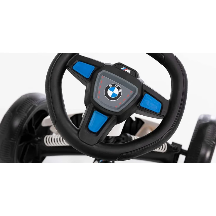 BERG Gokart M 'Reppy BMW', weiß, inkl. Soundbox, ab 2,5 Jahren, max. belastbar bis 40 kg, verstellbarer Sitz – Bild 4