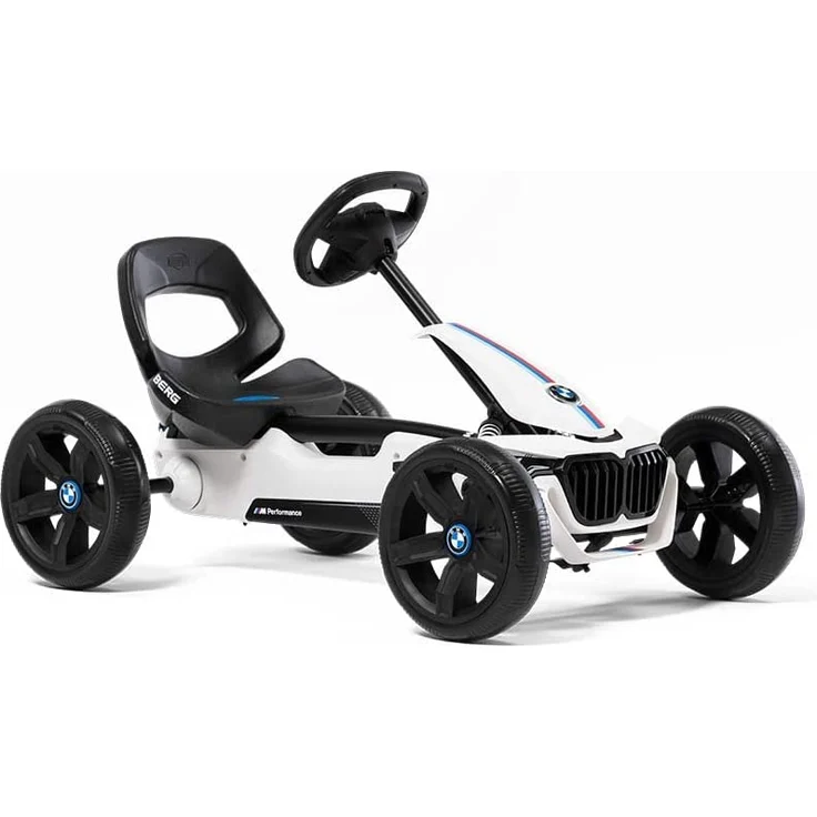 BERG Gokart M 'Reppy BMW', weiß, inkl. Soundbox, ab 2,5 Jahren, max. belastbar bis 40 kg, verstellbarer Sitz – Bild 1