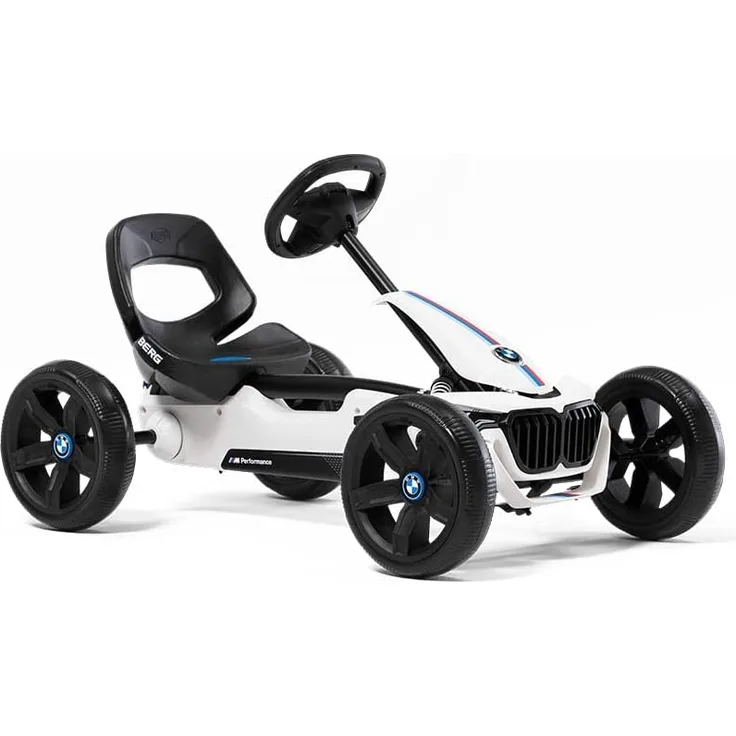BERG Gokart M 'Reppy BMW', weiß, inkl. Soundbox, ab 2,5 Jahren, max. belastbar bis 40 kg, verstellbarer Sitz