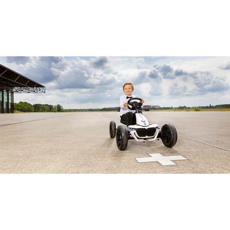 BERG Gokart M 'Reppy BMW', weiß, inkl. Soundbox, ab 2,5 Jahren, max. belastbar bis 40 kg, verstellbarer Sitz – Bild 8