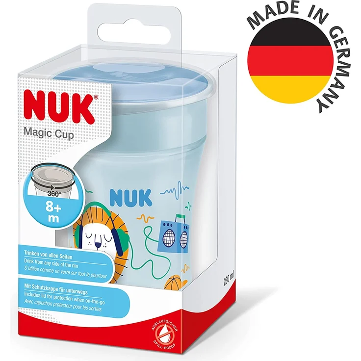 NUK Magic Cup (5 Farben) Blau/Türkis – Bild 7