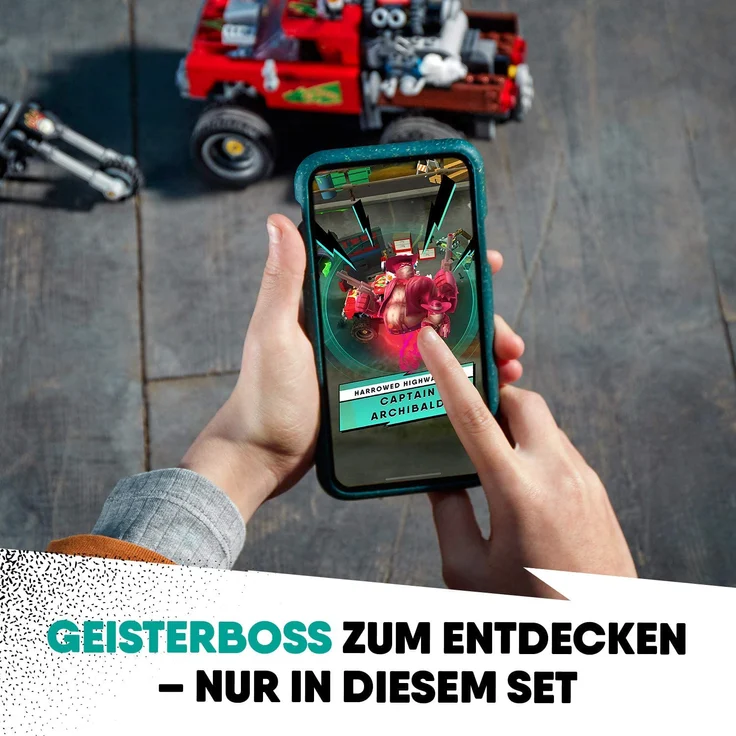 LEGO 70421 Hidden Side EL Fuego´s Stunt Truck Kinderspielzeug, Augmented Reality Funktionen – Bild 3