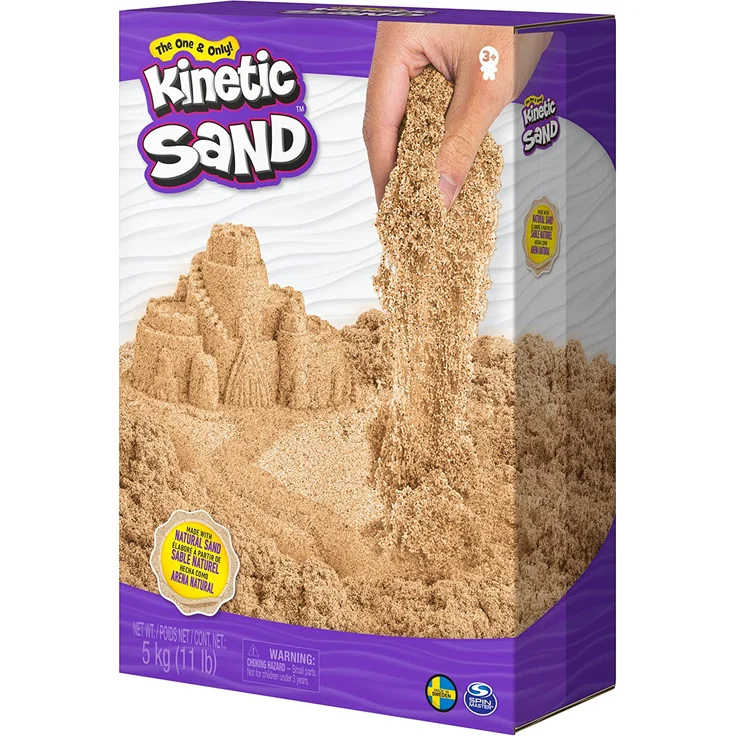 SPIN MASTER KINETIC SAND Kinetic Brown Sand 5 kg - Preisvergleich – Bild 5