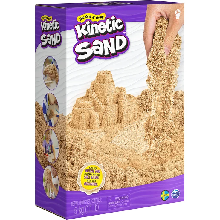 SPIN MASTER KINETIC SAND Kinetic Brown Sand 5 kg - Preisvergleich – Bild 6