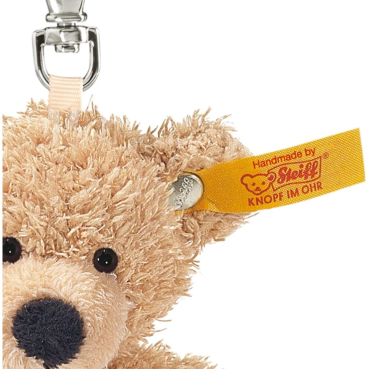 Steiff - Teddybären - Teddybären für Kinder - Schlüsselanhänger Fynn Teddybär, beige, 12cm – Bild 4