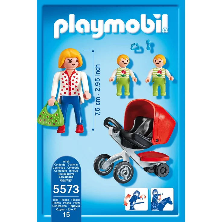 Playmobil - City Life - In der KiTa: Zwillingskinderwagen – Bild 4