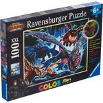 Ravensburger Kinderpuzzle 13710 - Leuchtende Dragons - 100 Teile