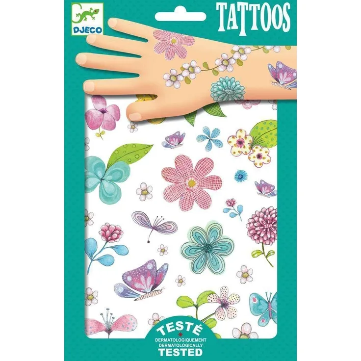 Djeco DJ09585 - Tattoos - Fair Flowers of the Field