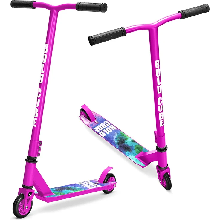 BOLDCUBE Stunt Purple 2-Rad Scooter – Bild 1