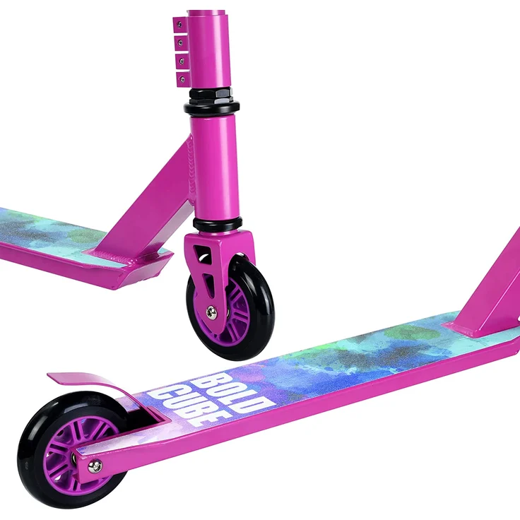 BOLDCUBE Stunt Purple 2-Rad Scooter – Bild 2