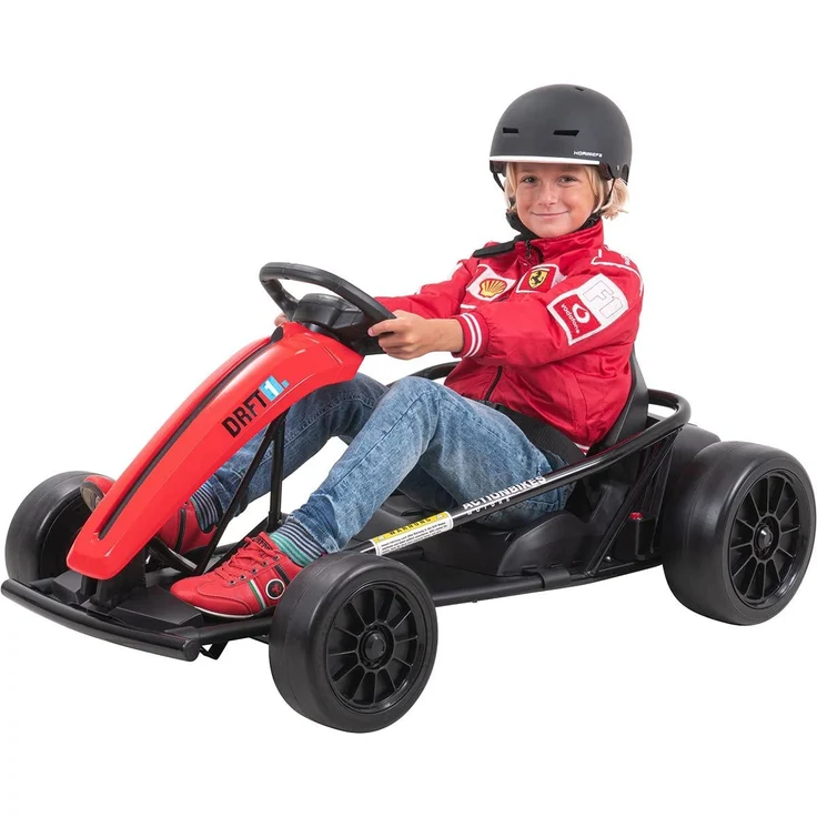 Drift-Kart SX1968 Drift-Scooter Go-Kart E-Kart Kinderfahrzeug mit Drift-Funktion (Rot) – Bild 1