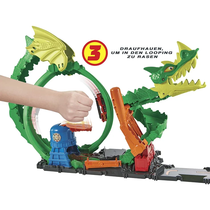Hot Wheels City Dragon Drive Firefight Rennbahn - Preisvergleich – Bild 5