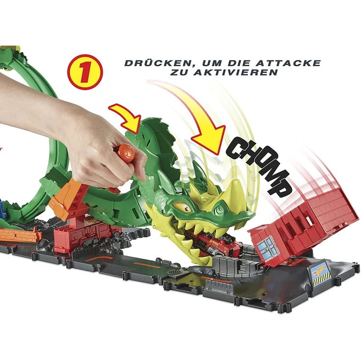 Hot Wheels City Dragon Drive Firefight Rennbahn - Preisvergleich – Bild 3