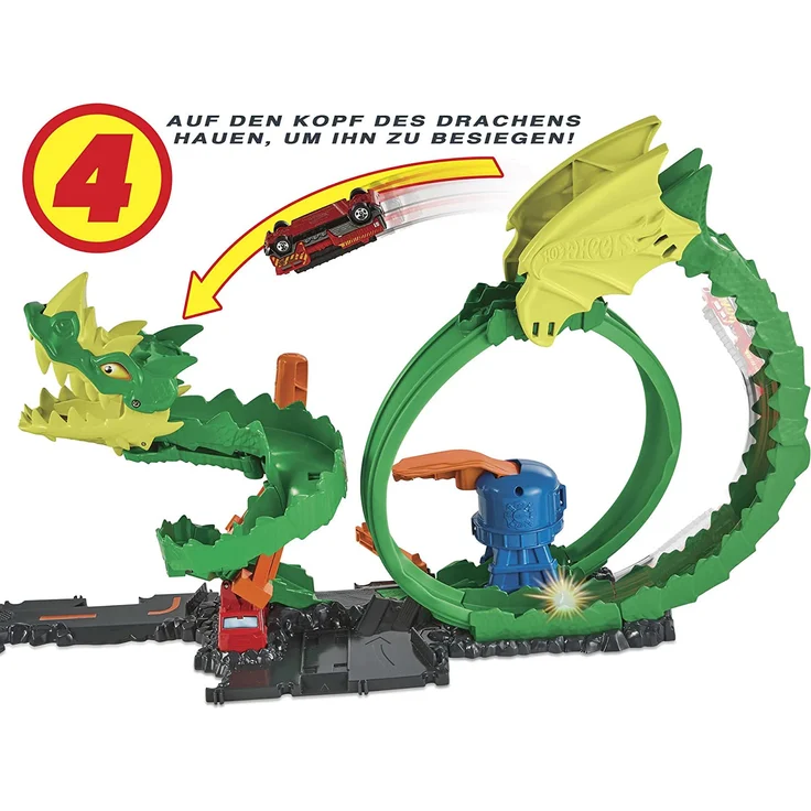 Hot Wheels City Dragon Drive Firefight Rennbahn - Preisvergleich – Bild 6