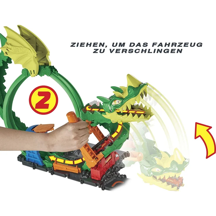 Hot Wheels City Dragon Drive Firefight Rennbahn - Preisvergleich – Bild 4
