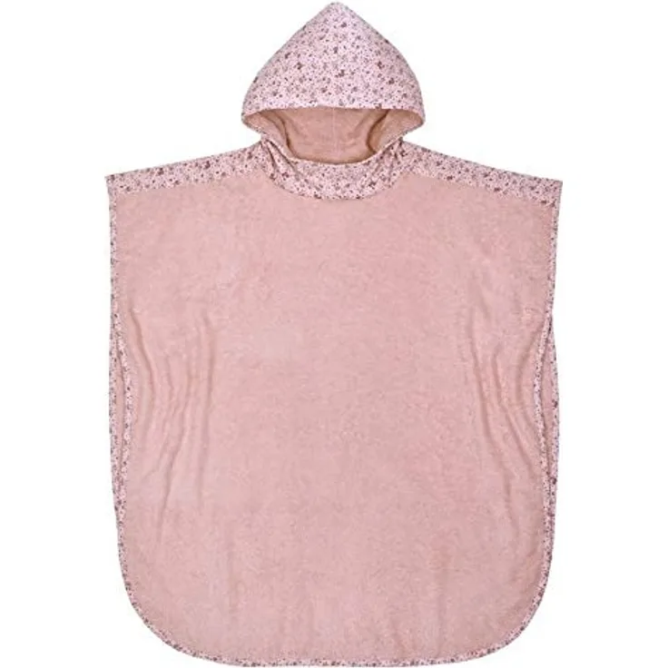 WÖRNER SÜDFROTTIER Badeponcho Lamas altrosa 80 x 75 cm