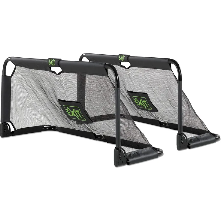 EXIT Panna faltbares stählernes Fußballtor 150x60cm (Set von 2) - schwarz