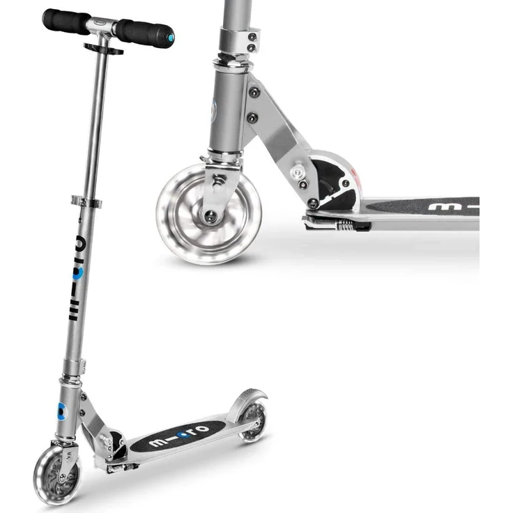 Micro Scooter Sprite Silver matt LED SA0216 – Bild 2