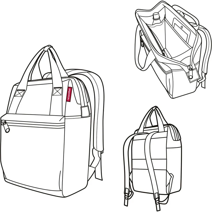 Reisenthel Allrounder R Rucksack-Tasche JR Nautic – Bild 5