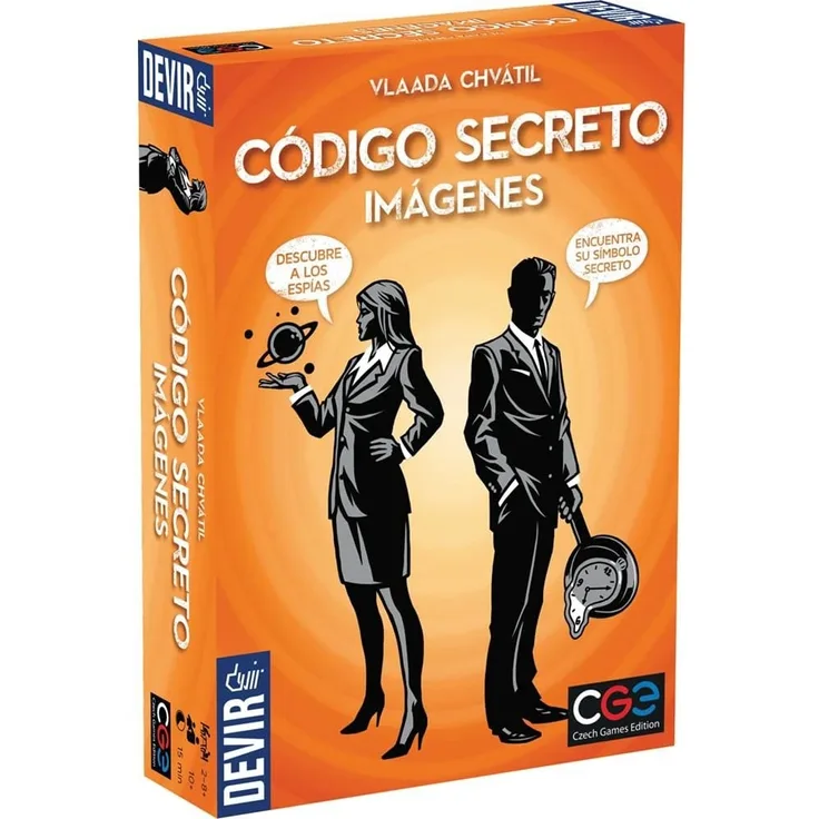 Devir – Geheim Code mit Bilder, Brettspiel (bgcoseim)