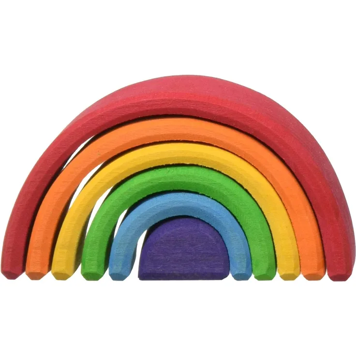 Grimm's Spiel und Holz Design Regenbogen (6-teilig klein)