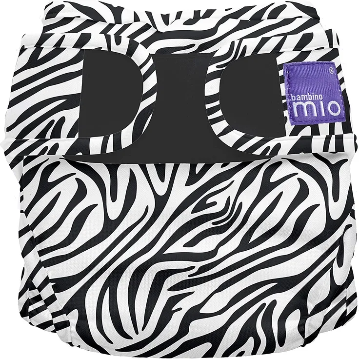 Bambino Mio, Mioduo Stoffwindel Überhose, Savannen Streifen,Größe 1 (<9Kg)