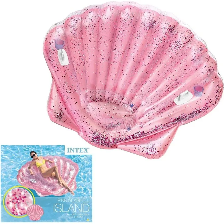 Intex Pink Seashell Island 178 x 165 cm
