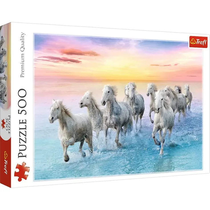 Trefl Puzzle 500 Teile, Galoppierende Puzzle