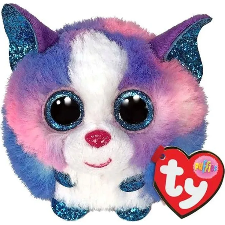 Meteor Mascot Ty Puffies Dog orange Mandarin 8 cm