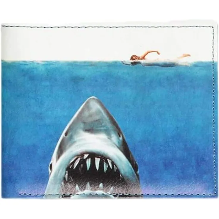 Der Weiße Hai Bifold Geldbeutel Shark Attack