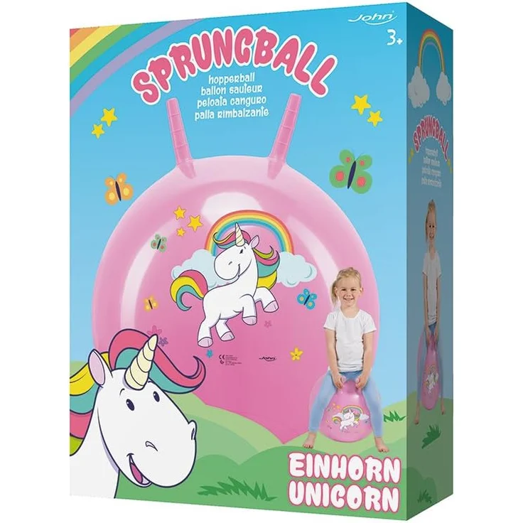 John - Sprungball Einhorn (45 - 50 cm) - Preisvergleich – Bild 2