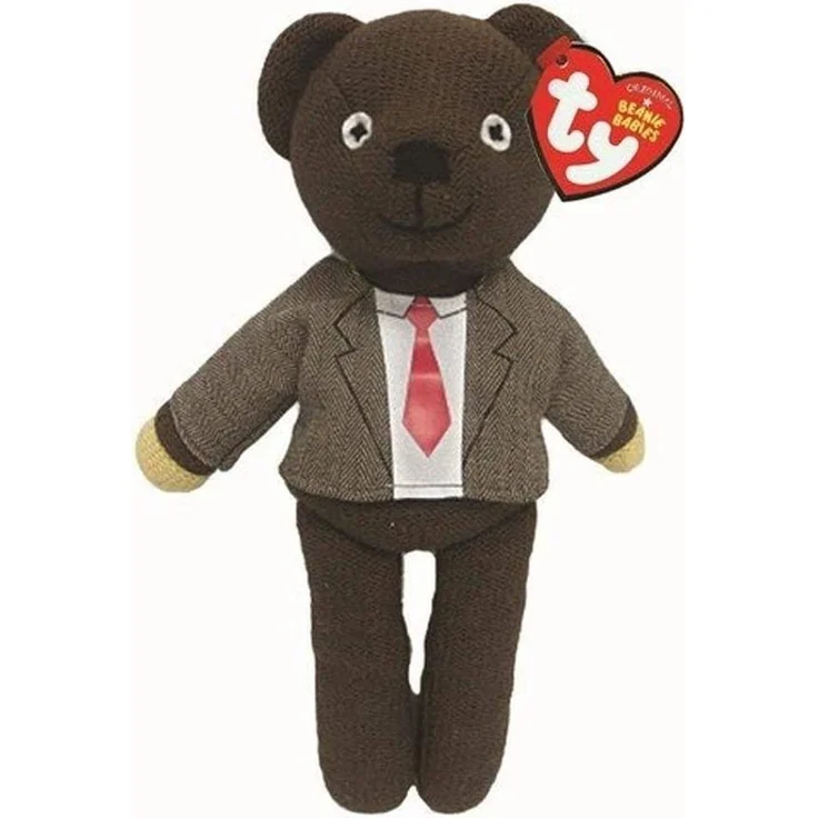 TY 46226 Mr Bean Teddy Jacket & Tie Plüsch, Braun – Bild 2