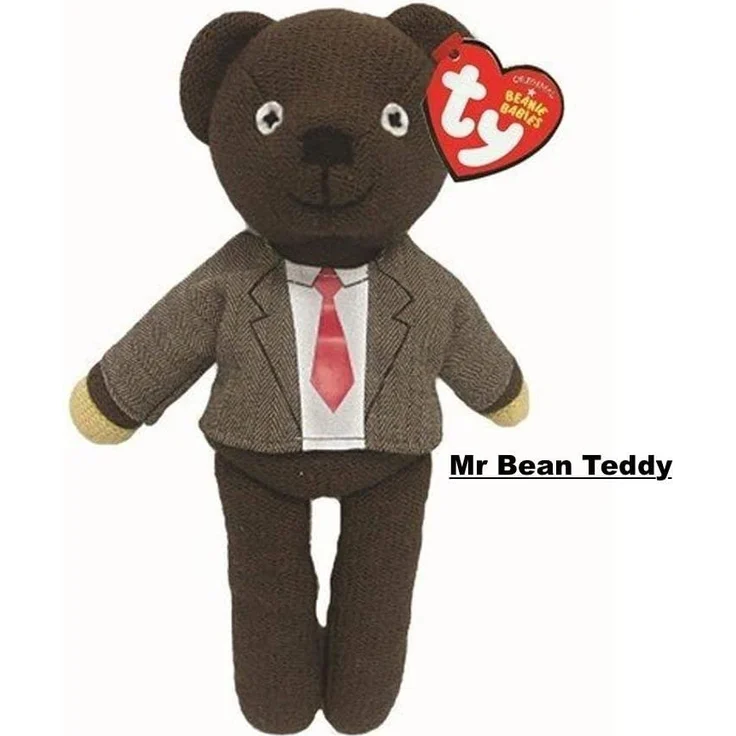 TY 46226 Mr Bean Teddy Jacket & Tie Plüsch, Braun – Bild 3