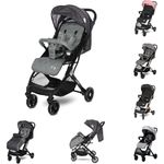 Lorelli Kinderwagen Fiorano faltbar, Ablagekorb, Frontbügel abnehmbar, Bremse grau hellgrau