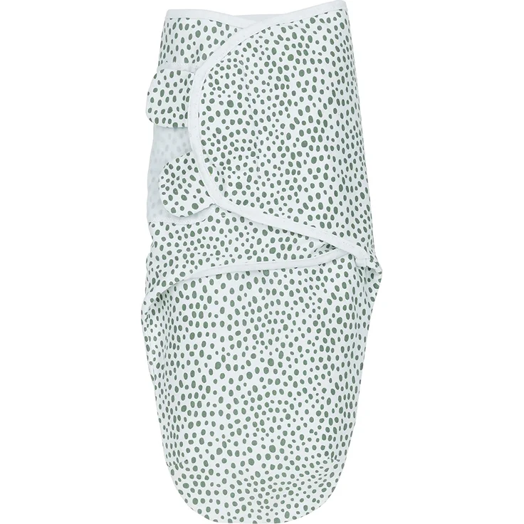 Meyco Baby Cheetah/Uni Pucksack 2er Pack, Erstausstattung Neugeborene (Pucktuch für Babys ab 0-3 Monaten, weicher Schlafkomfort, atmungsaktiv und feuchtigkeitsabsorbierend, Einschlafhilfe), Waldgrün – Bild 2