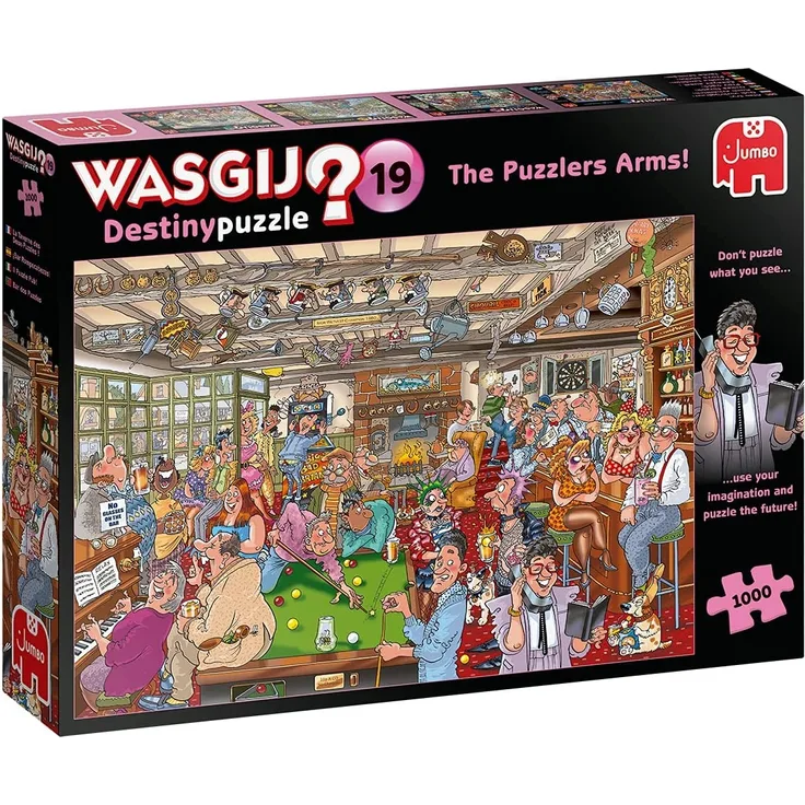 puzzle Wasgij Destiny 19 Café de Puzzelhoek 1000 Teile
