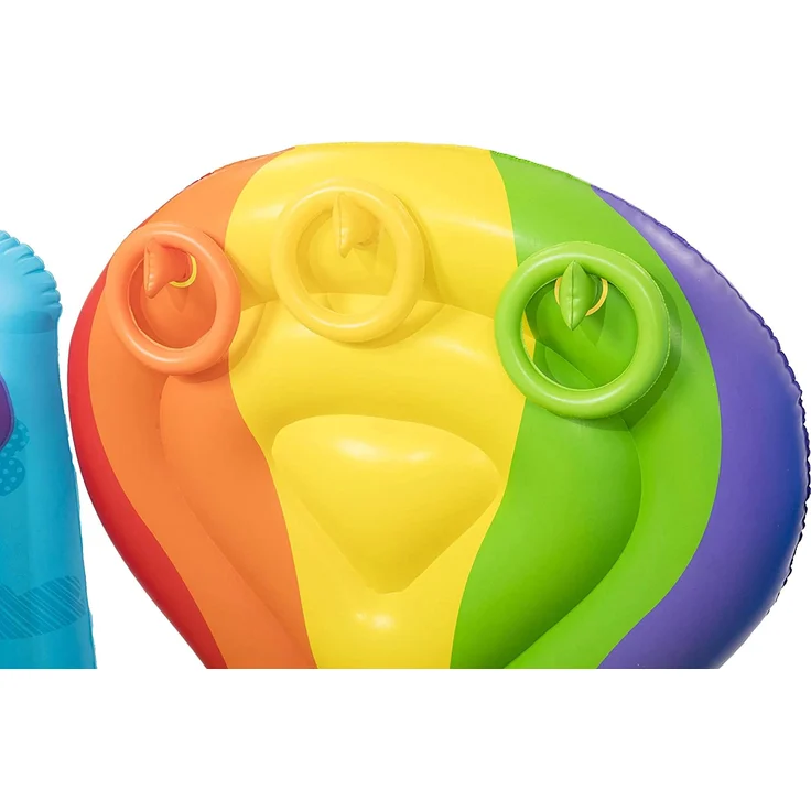 Bestway Hüpfburg Regenbogen Maße aufgeblasen: 175 x 173 x 137 cm (LxBxH) – Bild 9