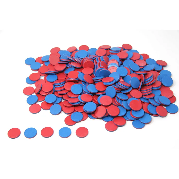 WISSNER® aktiv lernen - 400 Wende Plättchen im Polybeutel - RE-Plastic®